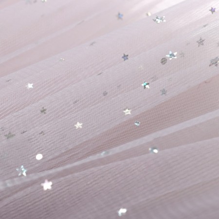 Children's skirt kaftan "stars" gray, length 30 cm-3