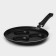 Hit pan, d = 24 cm, portioned, anti -stick coating, black color