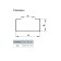 The holder of the rectangular channel Zein, 60 x 204 mm