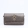 Bag-clate on magnet, long belt, bronze color