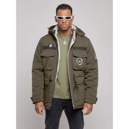 Winter jacket, size 54, khaki color-16