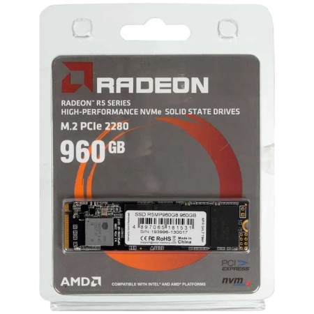SSD M.2 AMD Radeon 960 GB PCIE R5MP960G8-2