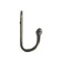 Hook furniture tundra TKD017, two -rod, bronze