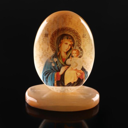 Icon icon on the supply with the background "B.M. Leared color", Selenite