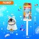 Crys on the stick "Winter Boom" Penguin
