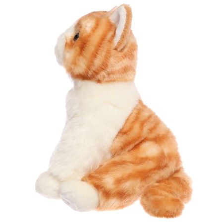 Soft toy "Kitty red striped" sedentary, 25 cm-2