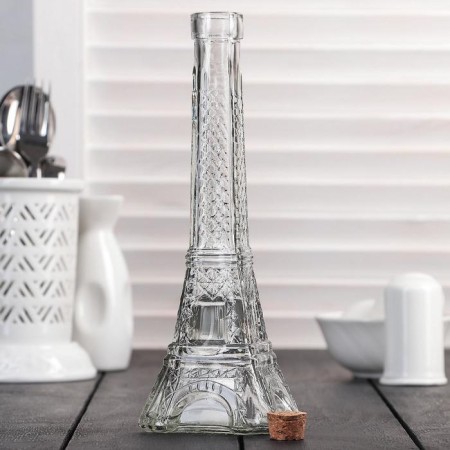 Glass bottle for sauces and oil "Paris", 200 ml, h = 24 cm-2