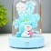 Nightlight music flask "Unicorn" Led 3haa Blue 9.5x9.5x16 cm
