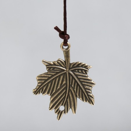 Wind Music Metal "Peacock and Leafers" 5 bells for bronze 46 cm-3