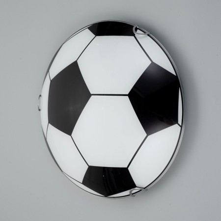 The lamp is wall-flowing "ball" 2 lamps E27 40W d.300 h.5.5 cm.-5