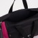 Sports bag with lightning, external pocket, black/pink color