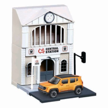 Набор игровой Bburago «Построй свой город! Вокзал», с машинкой Street Fire, 1:43