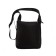 Male bag, lightning department, 2 outer pockets, adjustable belt, black color