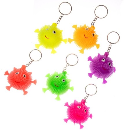 Hedgehog "animal", light, on a key fabric, color mix-2