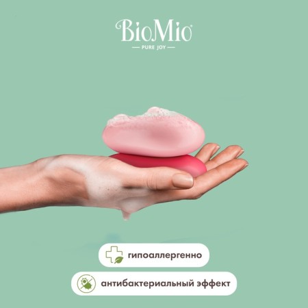 Natural biomio soap "peony and palmarosis", 90 g-5