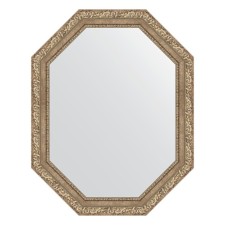 Mirror in the baguette frame, vignette antique silver 85 mm, 75x95 cm