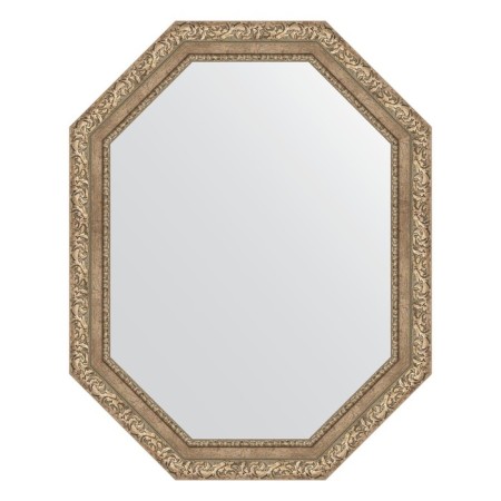 Mirror in the baguette frame, vignette antique silver 85 mm, 75x95 cm