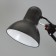 Desktop lamp E27, h = 55 cm, hinge black risalux