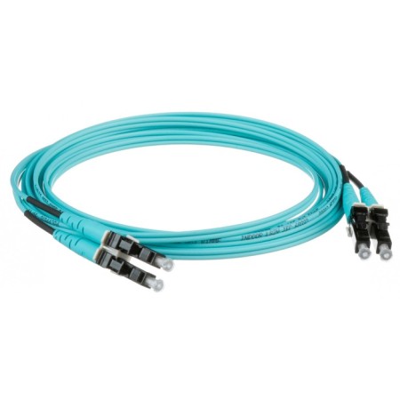 Patch cord Panduit FX2ellNLNSNM003 2x50/125 OM3 LC duplex-LC Duplex 3M LSZH Aquamarine-2