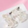 Acryl earrings "Marmalade Bear", pink color