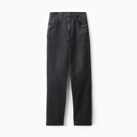 Pants women's jeans minku Selvedge Denim Black color, pr 48-11
