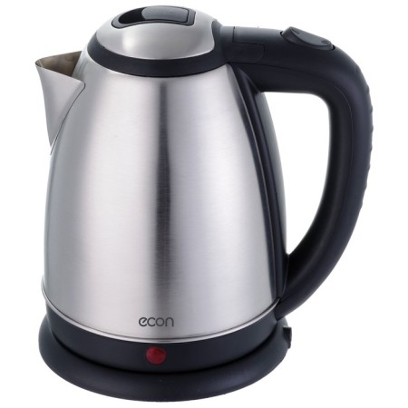 ECO-1875ke kettle, metal, electric, 1.8 l, 1500 watts, silver color