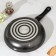 COOLE FOREVER, D = 26 cm, removable handle, glass cover, anti -stick coating, black color