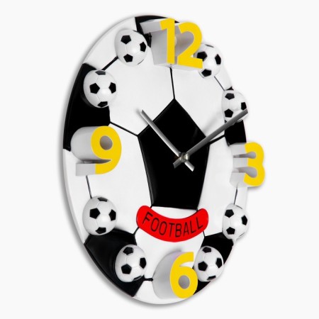 Children's wall clock "Football", discrete move, D-30 cm-1
