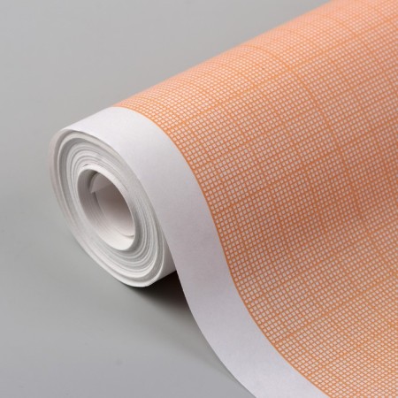 Large-scale cordial paper, 60 g/m², 64 cm, 10 m, orange color-1