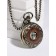 Pocket clock "Horoscope", mechanical, chain L-40 cm, D-4.5 cm