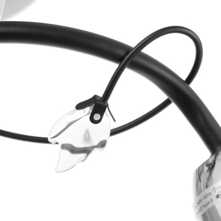 Mona chandelier 2x60W E27 chrome, black 45x35x28cm-6