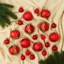 Set of balls of plastic D-2.5 and 5.5 cm, 33 pcs 
