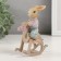 Polystone souvenir "Bunny on a rocking rod-rod" 9.5x4x4x13 cm