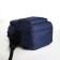 Youth backpack, 2 lightning departments, external pocket, with USB, blue color