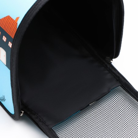 Bag - Animal Carrying "Traveler", Blue, Size S, 37.5 x 17 x 22 cm-6