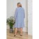 Women's dress, size 60, color light blue