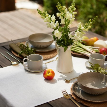 Walking on the table Ethel Home Collection 40x146 cm, 100% flax-2