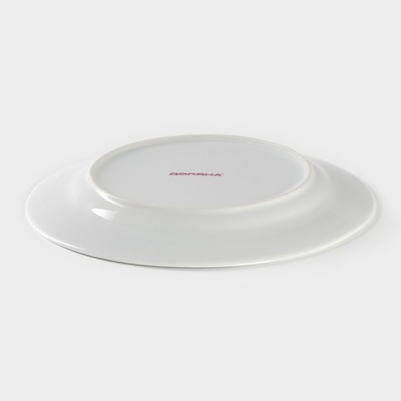 Board ceramic dessert shade "lavender", d = 19 cm, white color-2