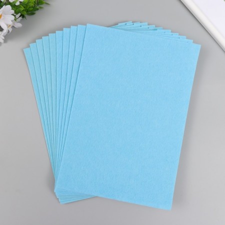 Fetr hard 2 mm "heavenly azure" set 10 sheets format A4-1