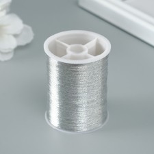 Lurex thread for creativity 100 m, silver