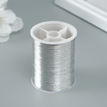 Lurex thread for creativity 100 m, silver