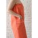 Pareo female, coral color, waffle sheet