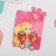 Clips children's “chosen” vitamins, strawberries with beads, colored