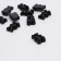 Bead "Bear marmalade" (set 10 pcs.), 1.8 × 1.2 × 0.8 cm, black color is