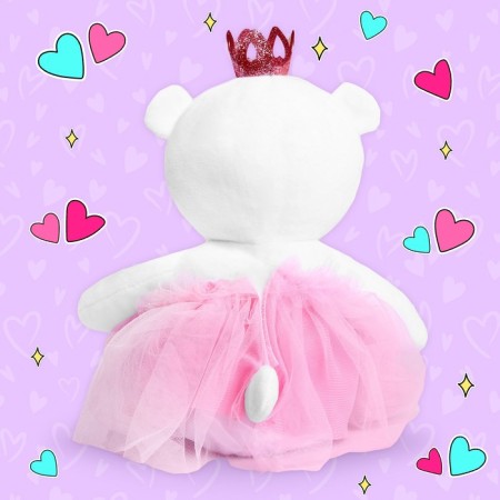 Soft toy "Bear Lappy", with a crown-2