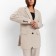 Women's jacket with side cuts MIST Size 52-54, beige color