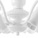 Luracia chandelier 8he27 40w is white 88x88x37-72 cm Bayerlux