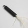 Girlynda "Horse tail" 10 threads 1 m, IP20, silver thread, 100 LED, warm white glow, 12 V