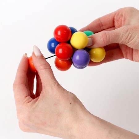 Developing toy "balls" on elastic bands, large-2
