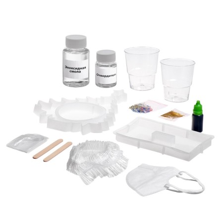 New Year. Set for experiments "New Year's photo frame", from epoxy resin-6